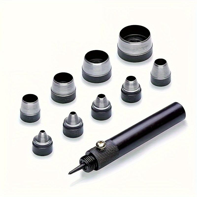 Leatherwork Hole Punch - 10Pcs Set Alat Pelubang Kulit Tahan