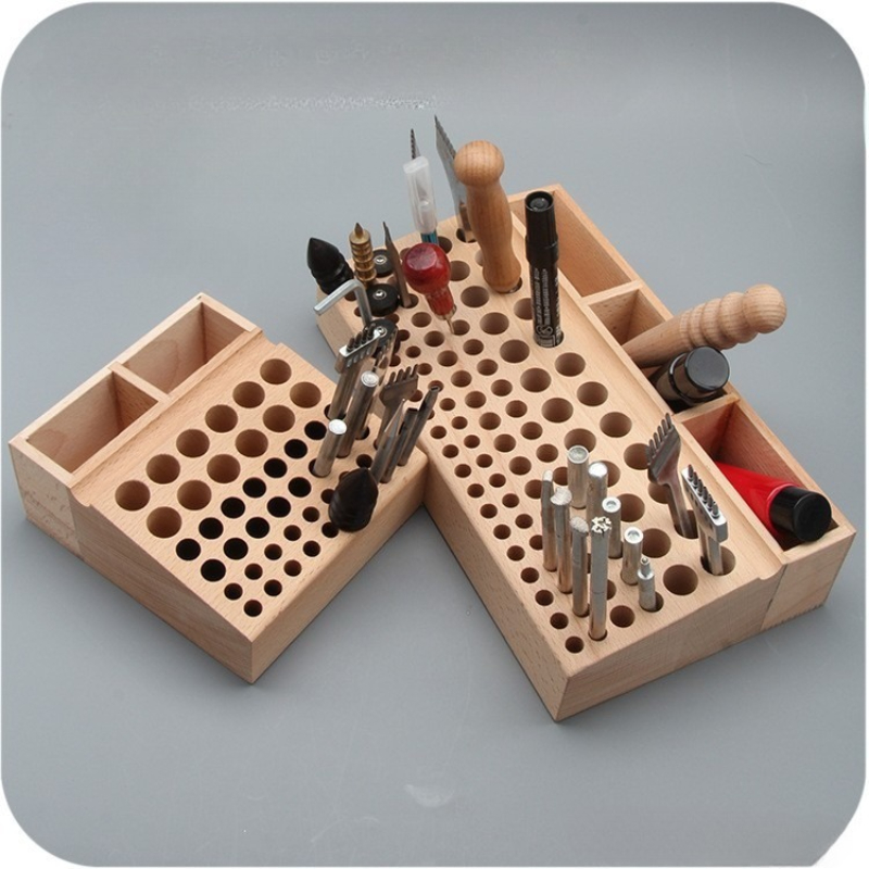 Leatherwork Hole Punch - Kotak Penyimpanan Alat Kerajinan Kulit dengan
