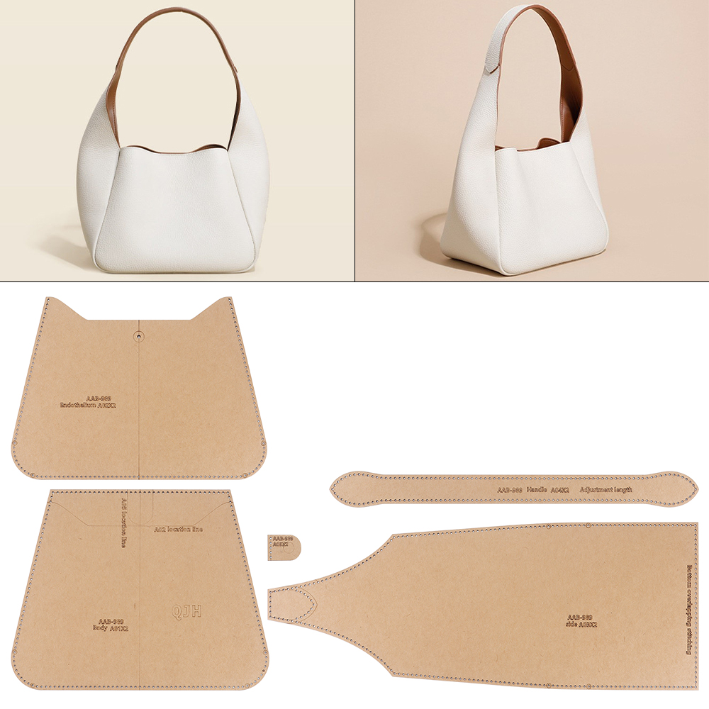 Leatherwork Templates - 1set Pola Kertas Jahit DIY, Template
