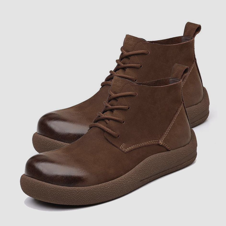 Leather Work Western - LIHUAMAO Sepatu Bot Kerja Kulit Sapi