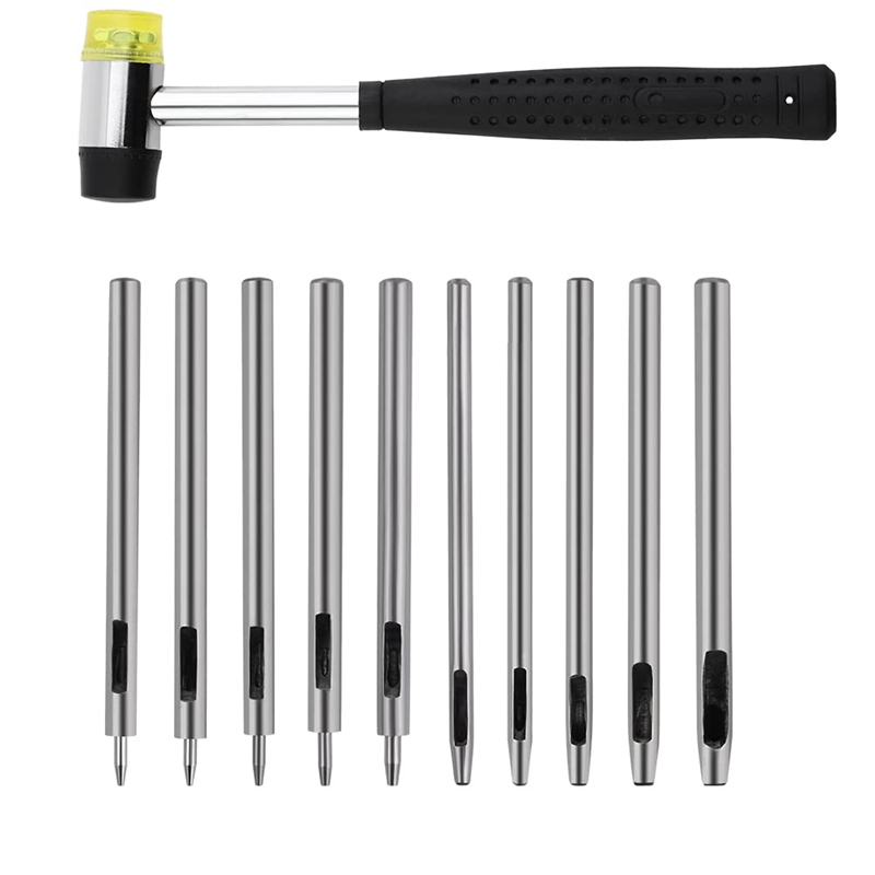 ABAG 10 Buah Set Alat Pelubang - Leatherwork Hole Punch ulasan dan harga