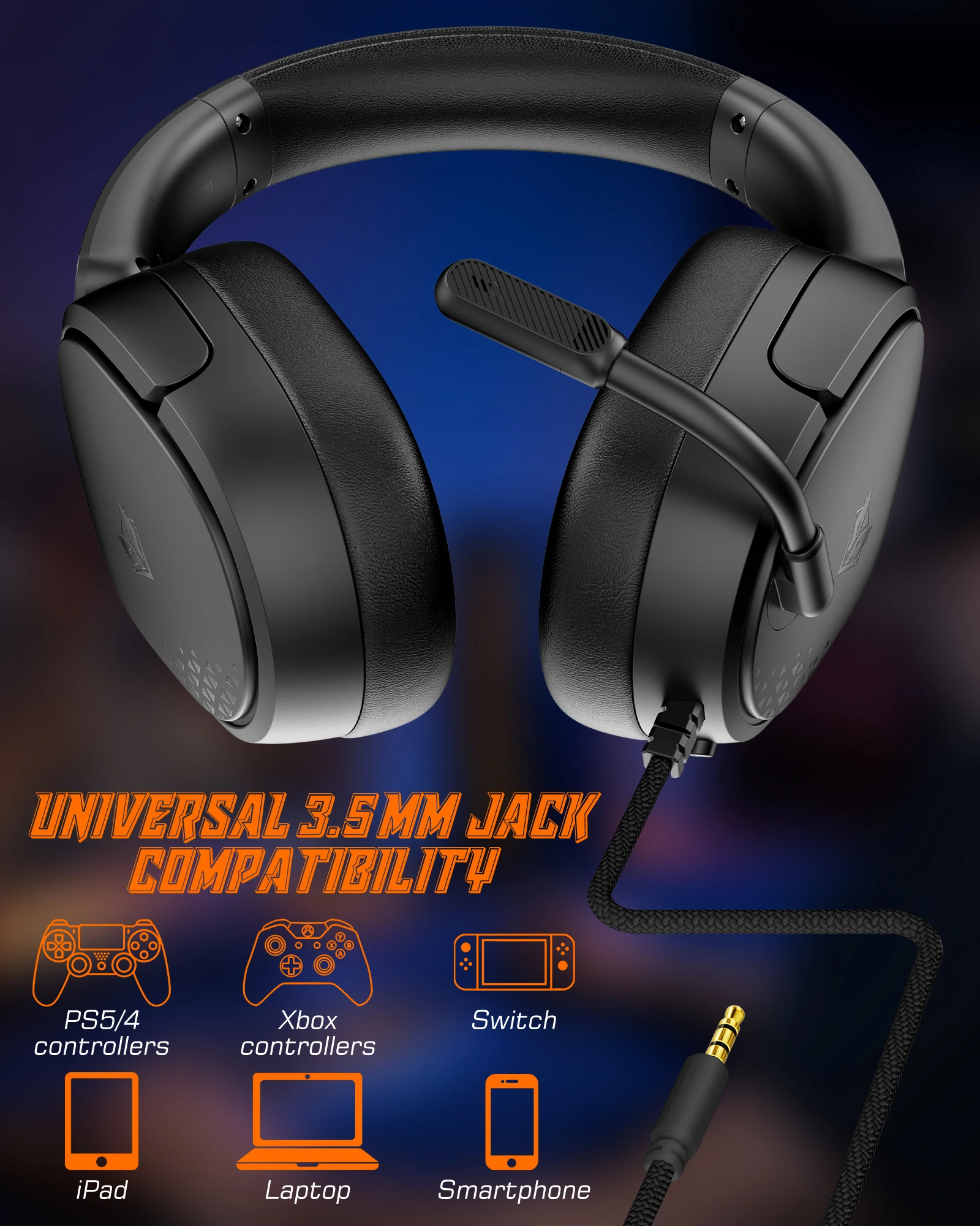 Headset Gaming NUBWO HG04L den - Leatherwork Manual ulasan dan harga