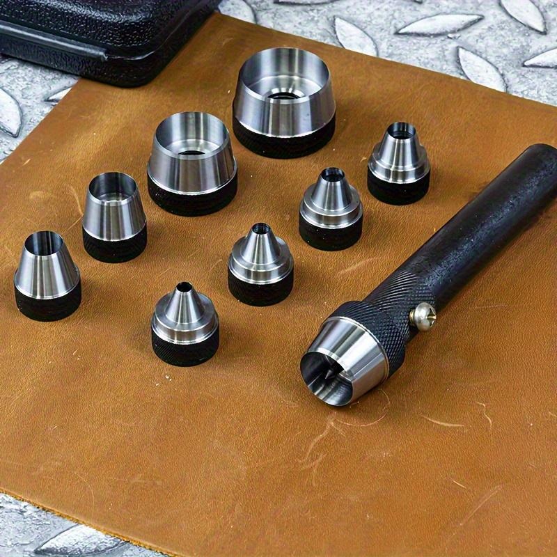10Pcs Set Alat Pelubang Kulit  - Leatherwork Hole Punch ulasan dan harga