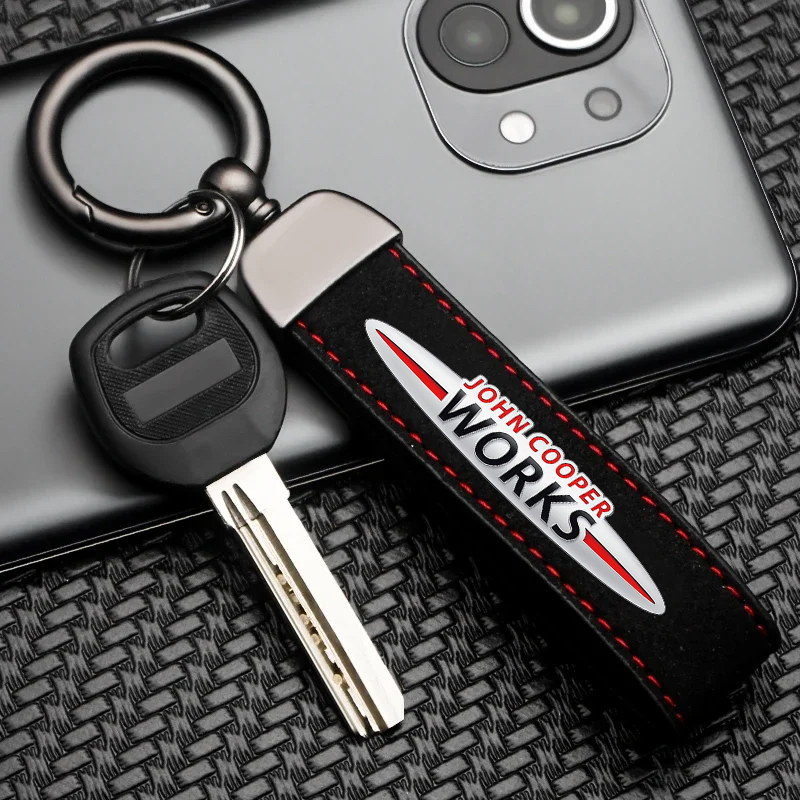 Untuk Mini WORKS Cooper One JC - Leatherwork Logo ulasan dan harga