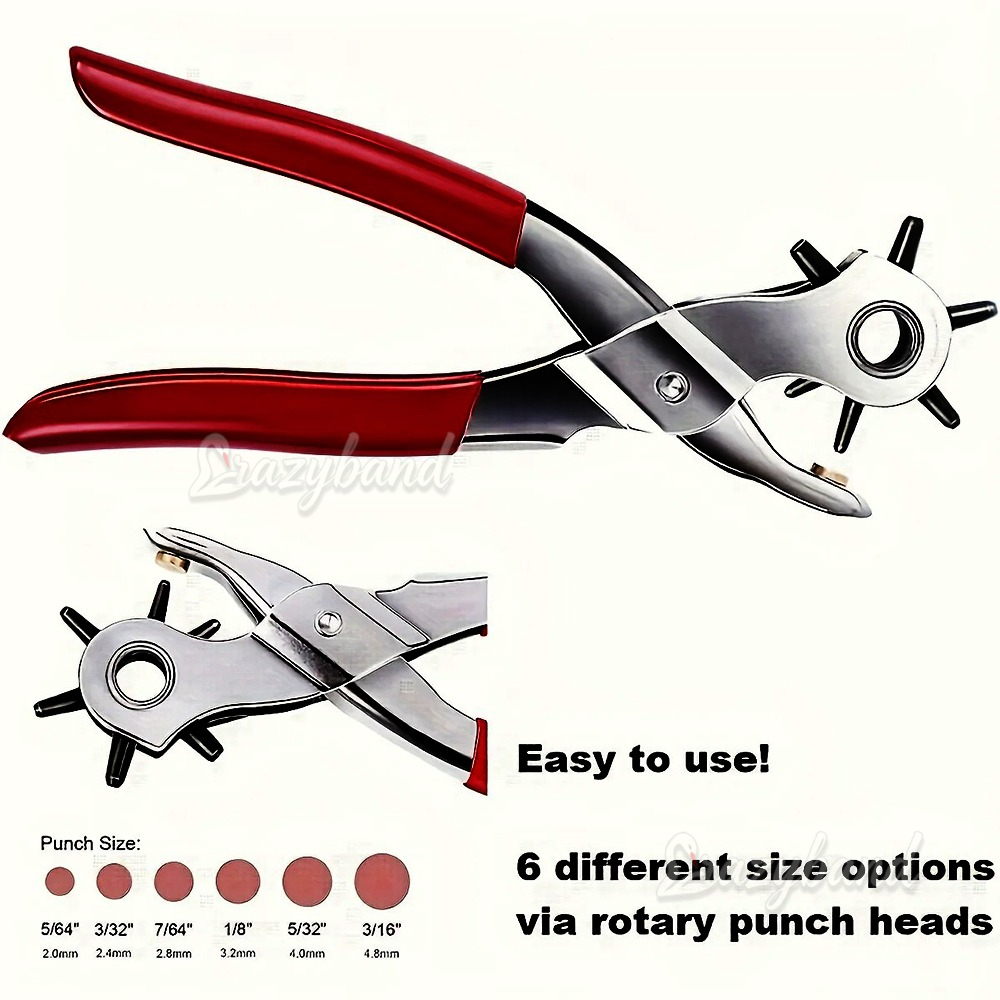 Pembuat Lubang Kulit Multifung - Leatherwork Hole Punch ulasan dan harga