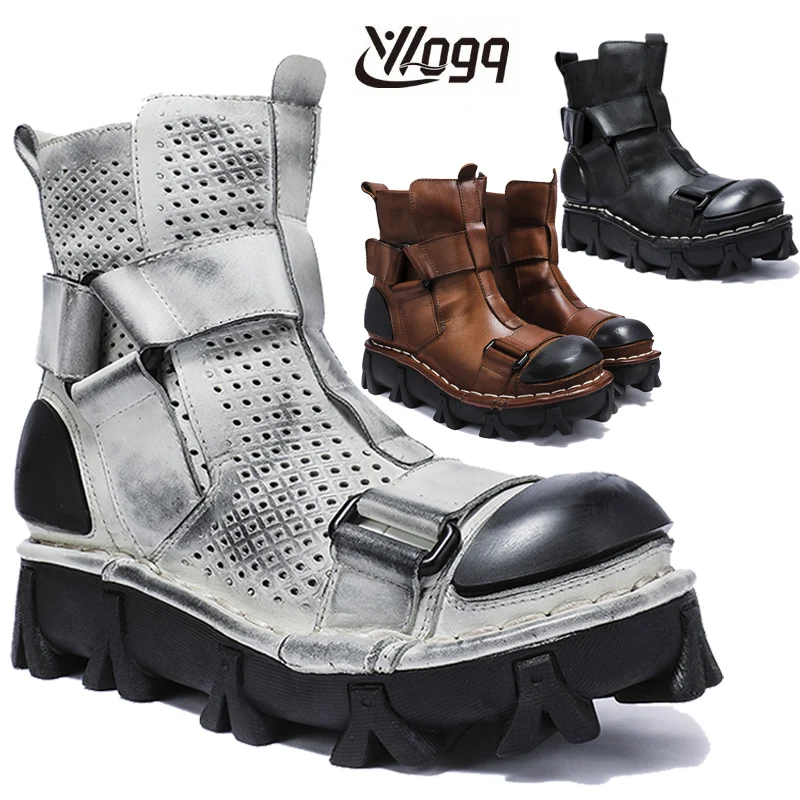 Sepatu Bot Sepeda Motor Kulit  - Leather Work Western ulasan dan harga