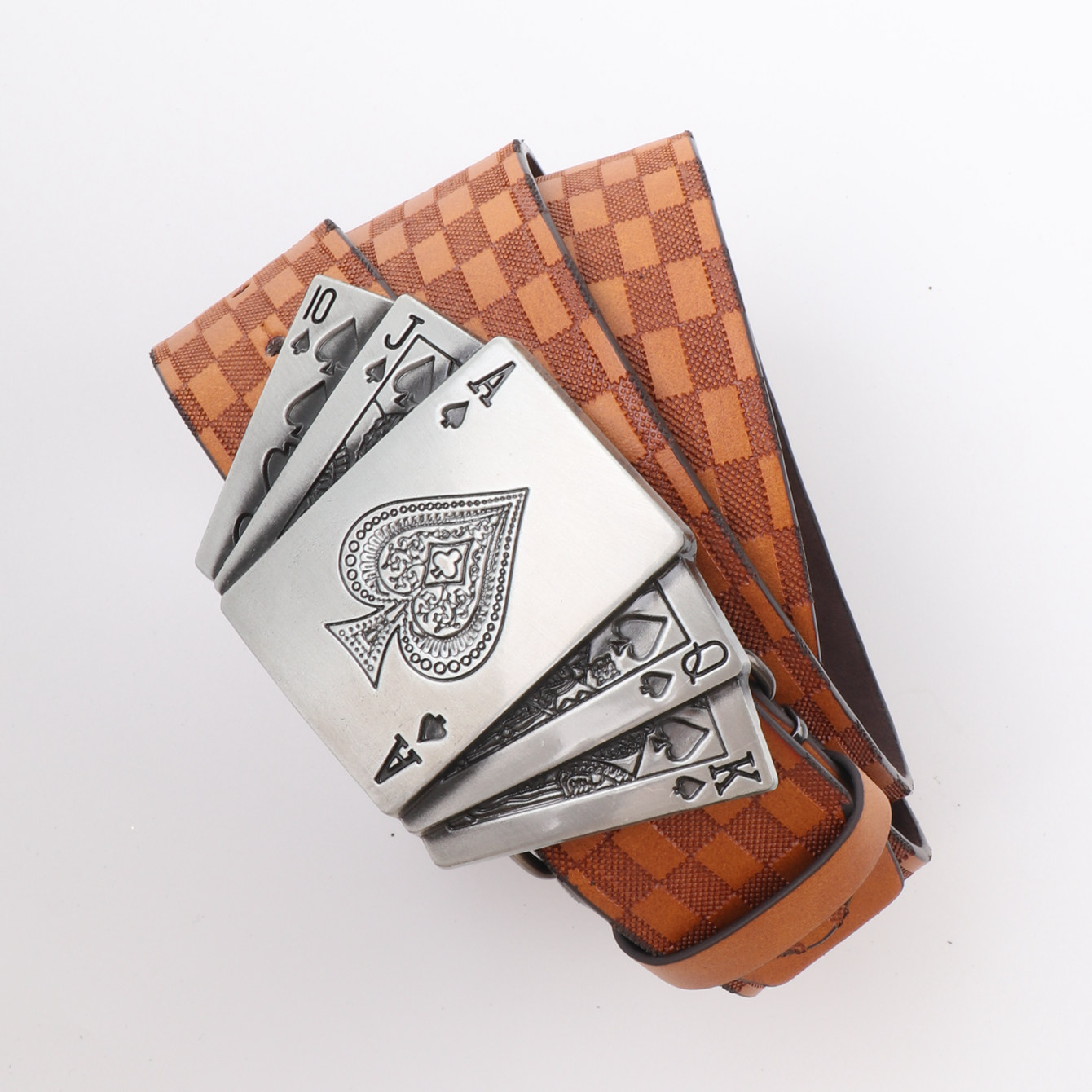 Sabuk retro kasual pria dan wa - Leather Work Western ulasan dan harga