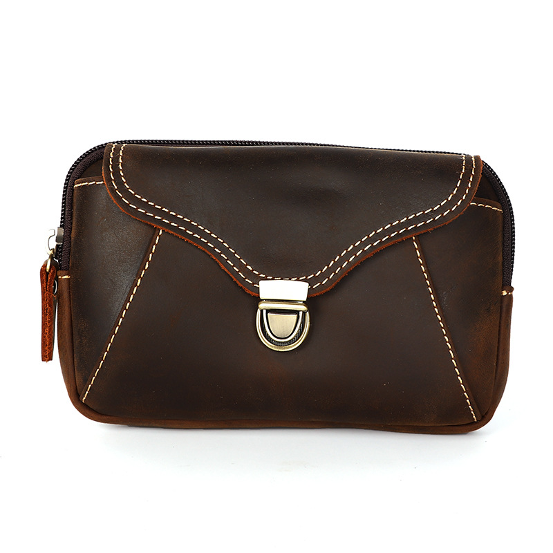Tas pinggang kulit pria, tas k - Leatherwork Bag ulasan dan harga