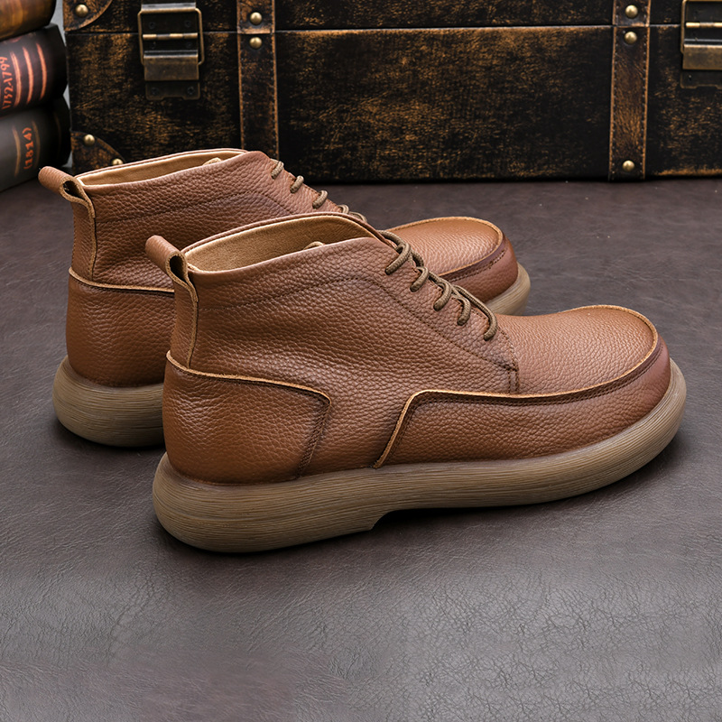 LIHUAMAO Sepatu Bot Kerja Kuli - Leather Work Western ulasan dan harga