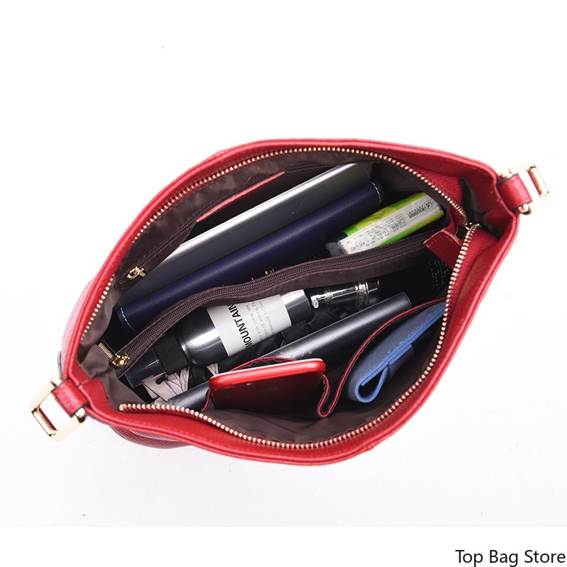 Tas Selempang Kulit Asli Wanit - Leatherwork Logo ulasan dan harga