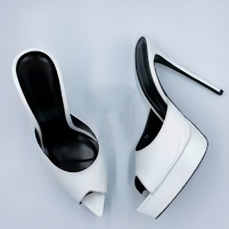 MKKHOU Sepatu Kustom Buatan Ta - Leather Work Heels ulasan dan harga