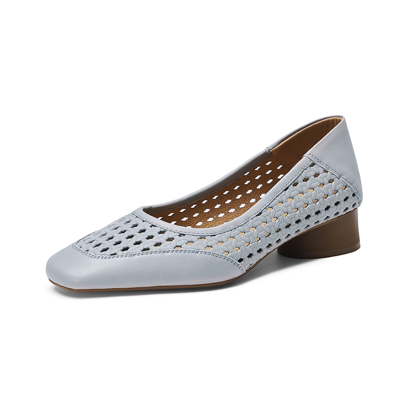 Sepatu Hak Tinggi Wanita Desai - Leather Work Heels ulasan dan harga