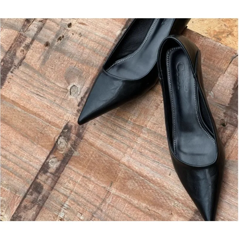 2024 wanita seksi High Heels B - Leather Work Heels ulasan dan harga
