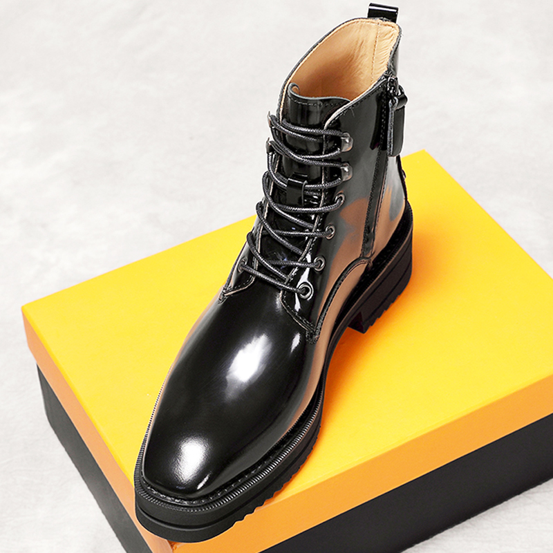 Sepatu Boots Pria Penambah Tin - Leather Work Western ulasan dan harga