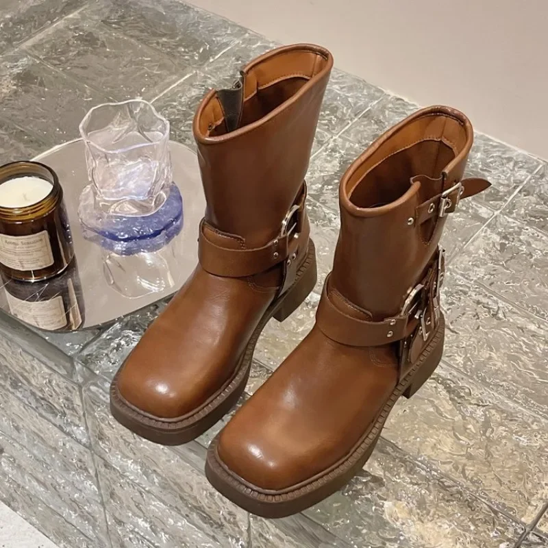 Sepatu bot Ankle wanita, alas  - Leather Work Western ulasan dan harga