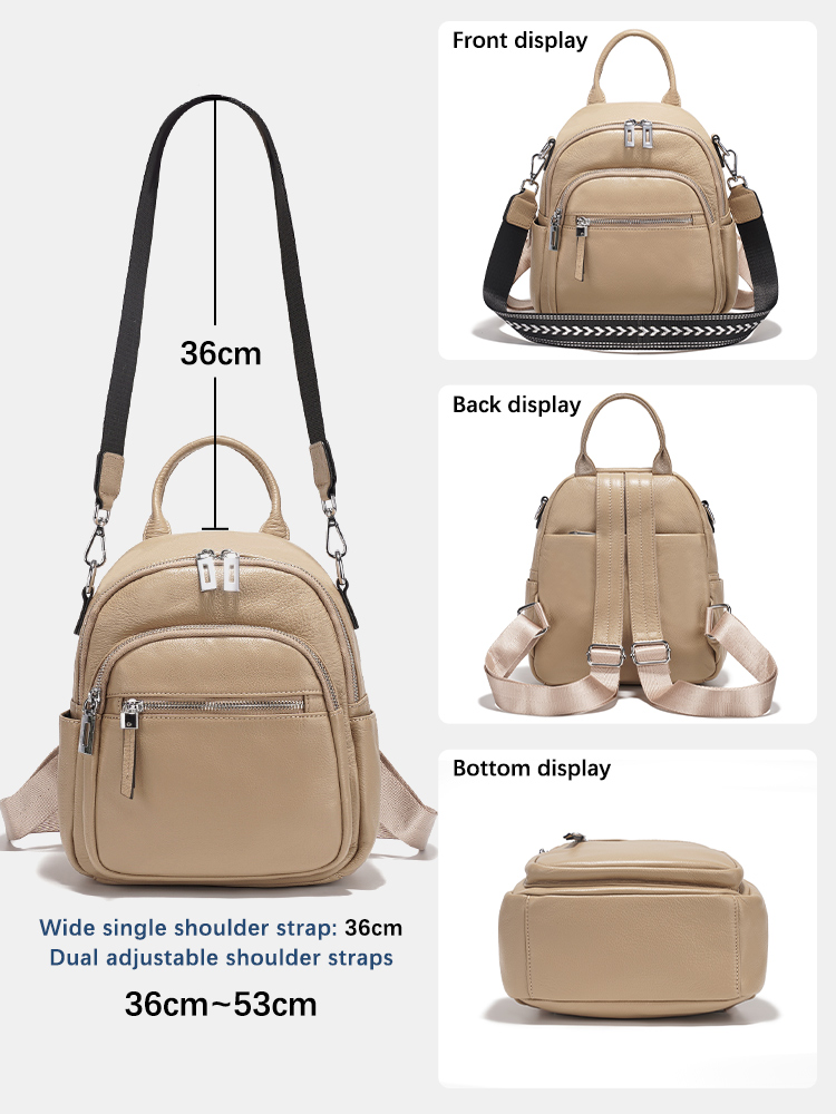 Zency Ransel Kecil Kulit Asli  - Leatherwork Bag ulasan dan harga