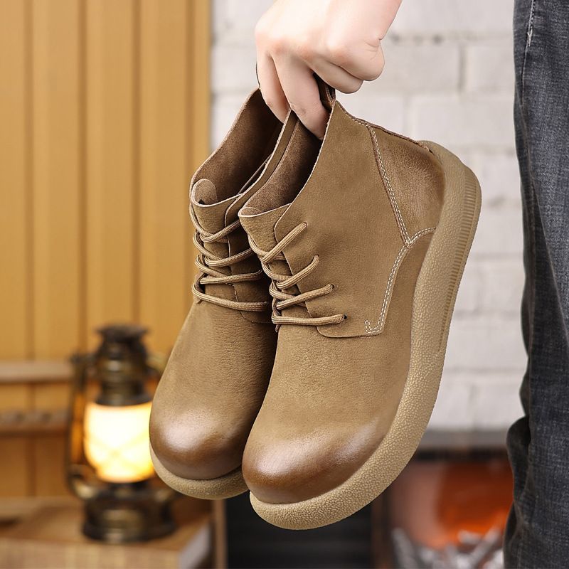 LIHUAMAO Sepatu Bot Kerja Kuli - Leather Work Western ulasan dan harga