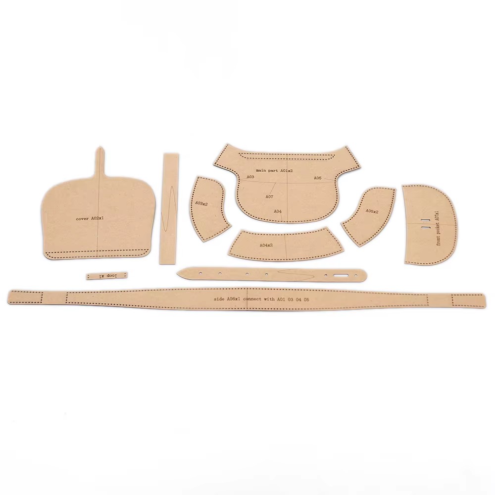 Templat pemotong cetakan tas b - Leatherwork Templates ulasan dan harga