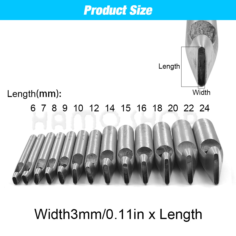 Alat Pembuat Lubang Oval Kulit - Leatherwork Hole Punch ulasan dan harga